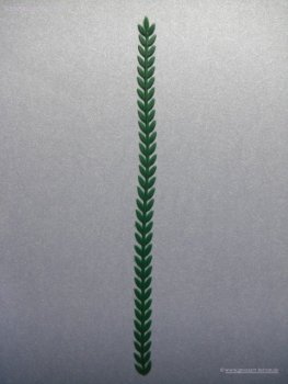 Verzierwachs, Wachsmotiv, Myrtheborte versch. Farben